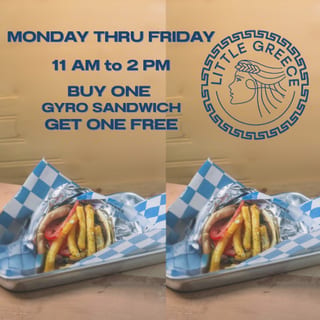 2-for-1 Lunch Gyro Sandwich