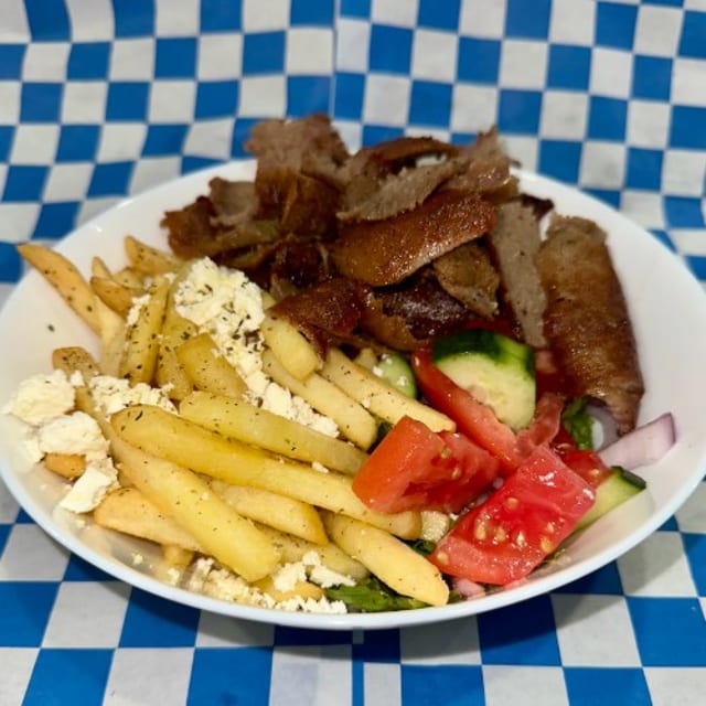 Lamb/Beef Gyro Platter.