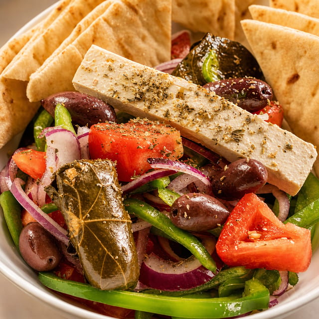 Traditional Greek Salad.