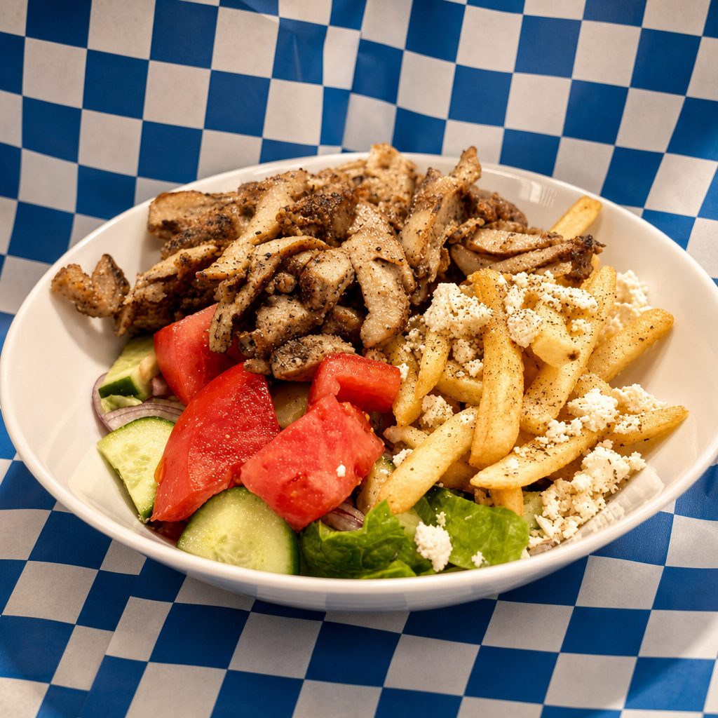 Chicken Gyro Platter.