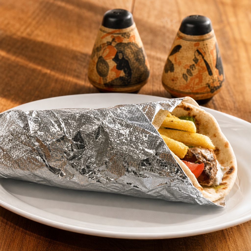 Chicken Souvlaki Sandwich.